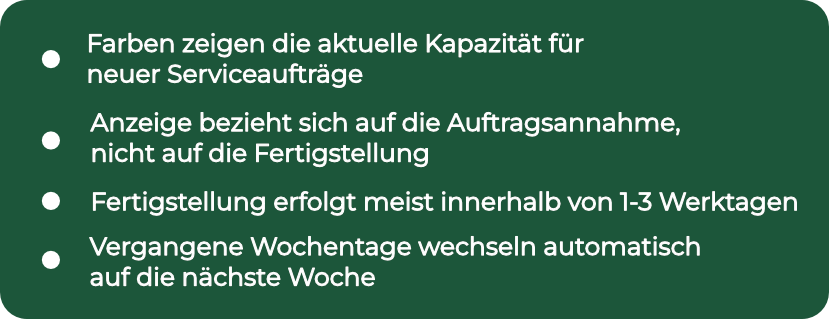 Bitte vorher melden